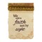 Northlight 8" Inspirational Religious "We Walk by Faith Not by Sight" Ornate Decorative Plaque